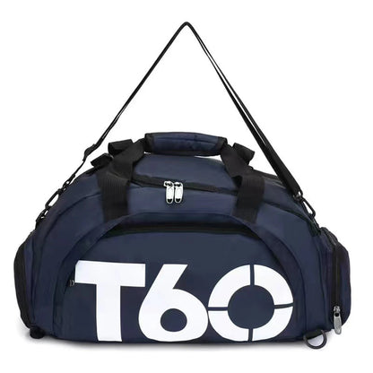 T60 Waterproof Gym Bag for Men & Women – Ultralight Fitness Sports Bag, Yoga, Travel, Large Backpack