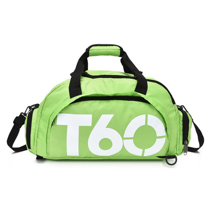 T60 Waterproof Gym Bag for Men & Women – Ultralight Fitness Sports Bag, Yoga, Travel, Large Backpack