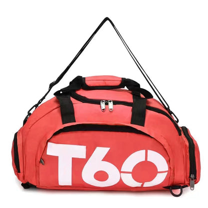 T60 Waterproof Gym Bag for Men & Women – Ultralight Fitness Sports Bag, Yoga, Travel, Large Backpack