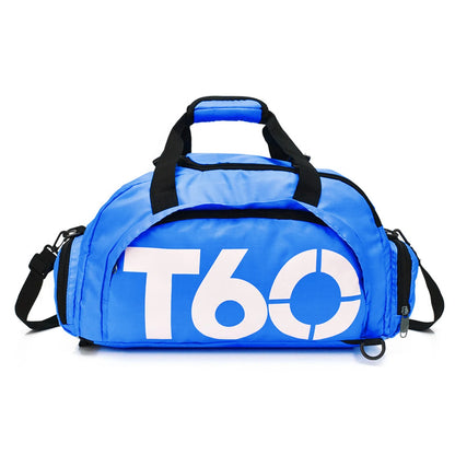 T60 Waterproof Gym Bag for Men & Women – Ultralight Fitness Sports Bag, Yoga, Travel, Large Backpack